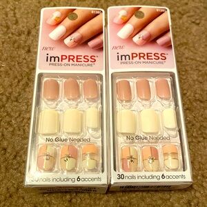 Impress nails.